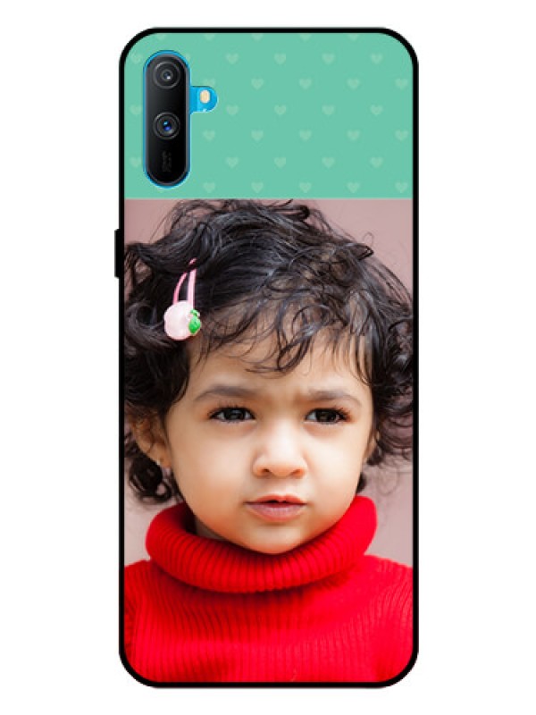 Custom Realme C3 Custom Glass Phone Case  - Lovers Picture Design