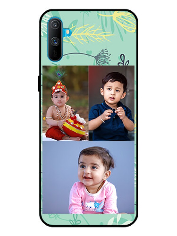 Custom Realme C3 Photo Printing on Glass Case  - Forever Family Design 