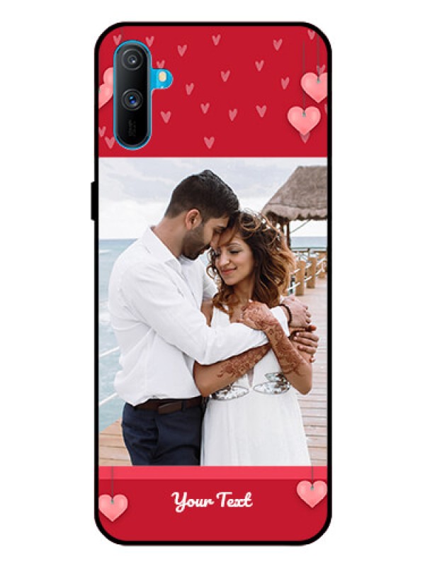 Custom Realme C3 Custom Glass Phone Case  - Valentines Day Design