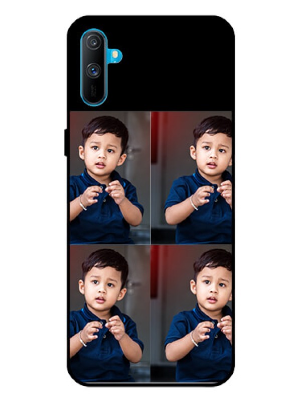 Custom Realme C3 4 Image Holder on Glass Mobile Cover