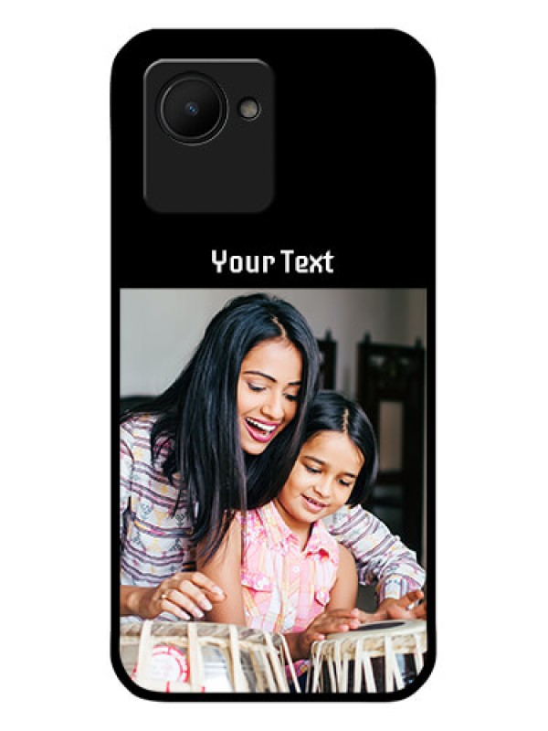 Custom Realme C30 Photo with Name on Glass Phone Case