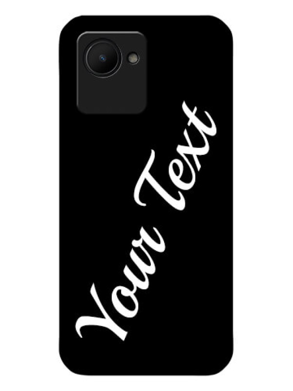 Custom Realme C30s Custom Glass Mobile Cover with Your Name