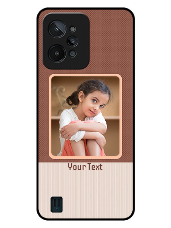 Custom Realme C31 Custom Glass Phone Case - Simple Pic Upload Design