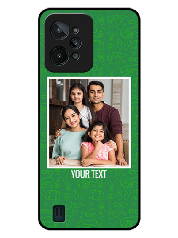 Custom Realme C31 Personalized Glass Phone Case - Picture Upload Design