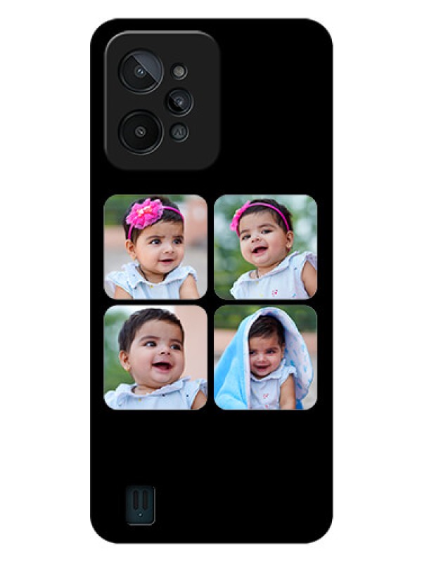Custom Realme C31 Photo Printing on Glass Case - Multiple Pictures Design