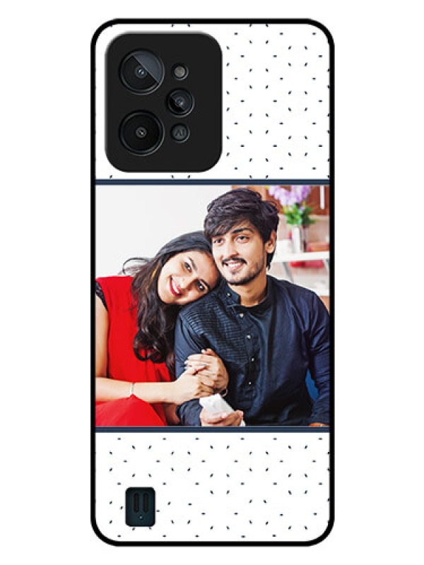 Custom Realme C31 Personalized Glass Phone Case - Premium Dot Design