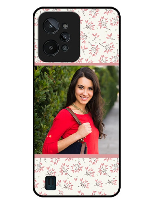 Custom Realme C31 Custom Glass Phone Case - Premium Floral Design