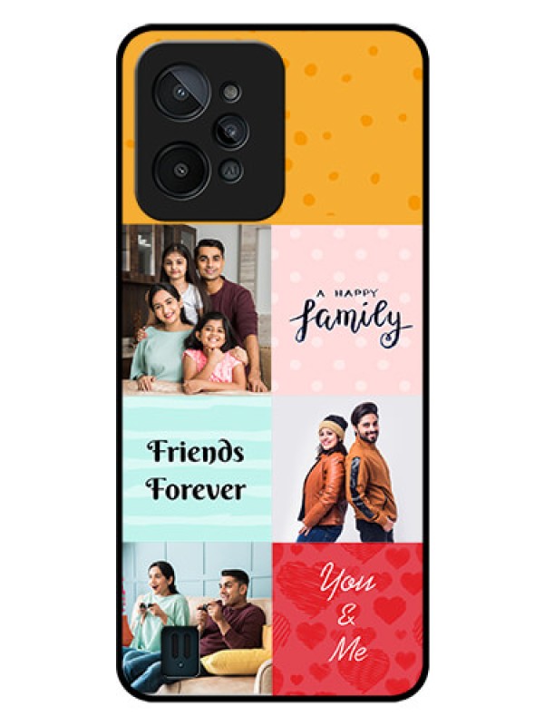 Custom Realme C31 Personalized Glass Phone Case - Images with Quotes Design