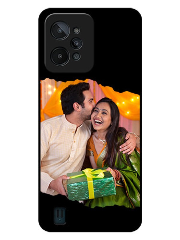 Custom Realme C31 Custom Glass Phone Case - Tear-off Design