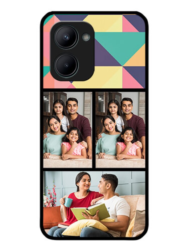 Custom Realme C33 2023 Custom Glass Phone Case - Bulk Pic Upload Design