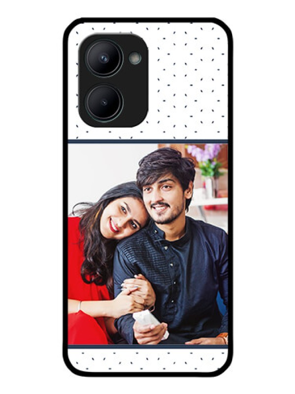 Custom Realme C33 2023 Personalized Glass Phone Case - Premium Dot Design
