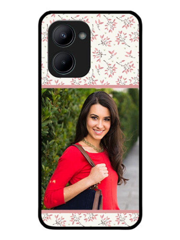 Custom Realme C33 2023 Custom Glass Phone Case - Premium Floral Design