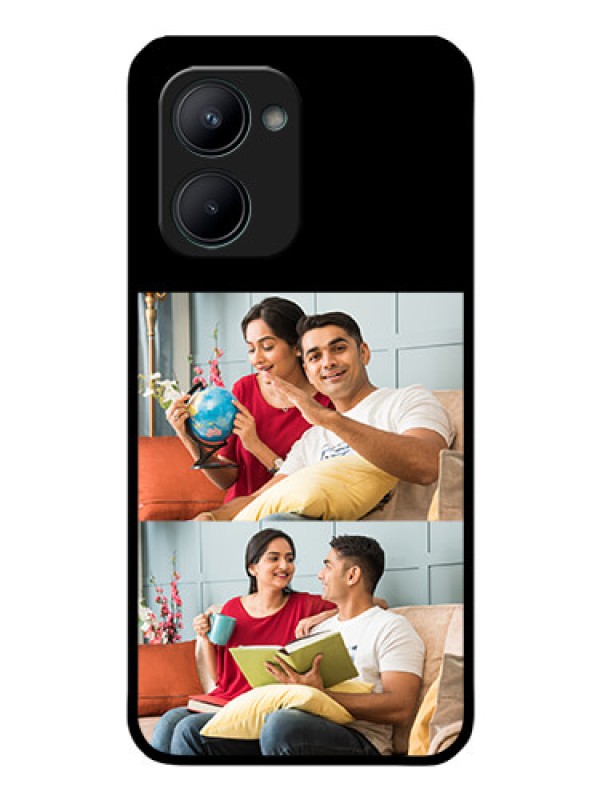 Custom Realme C33 2023 2 Images on Glass Phone Cover