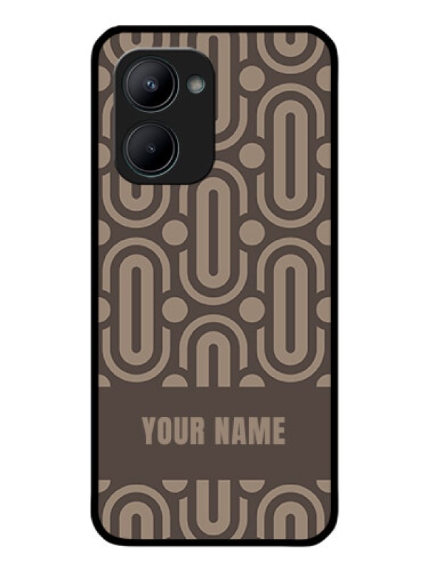 Custom Realme C33 2023 Custom Glass Phone Case - Captivating Zero Pattern Design