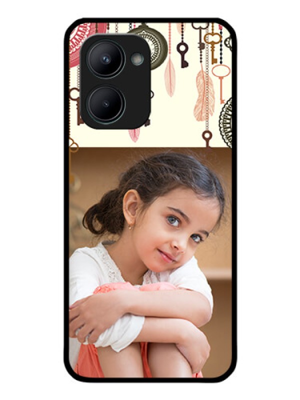 Custom Realme C33 Custom Glass Mobile Case - Boho Style Design