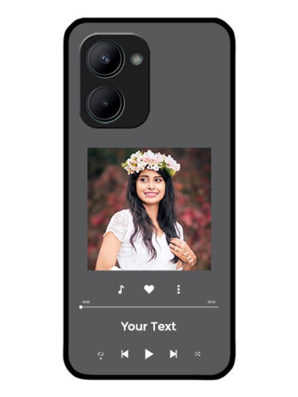Custom Realme C33 Custom Glass Mobile Case - Play The Music Design
