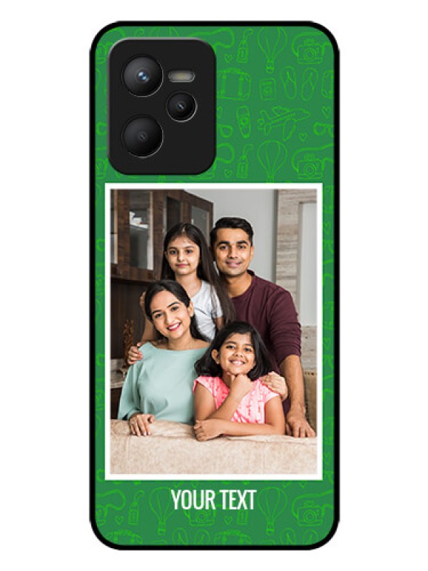 Custom Realme C35 Personalized Glass Phone Case - Picture Upload Design