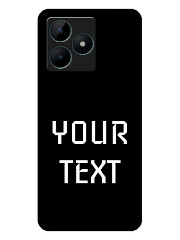 Custom Realme C51 Your Name on Glass Phone Case