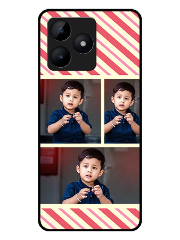 Custom Realme C53 Personalized Glass Phone Case - Picture Upload Mobile Case Design