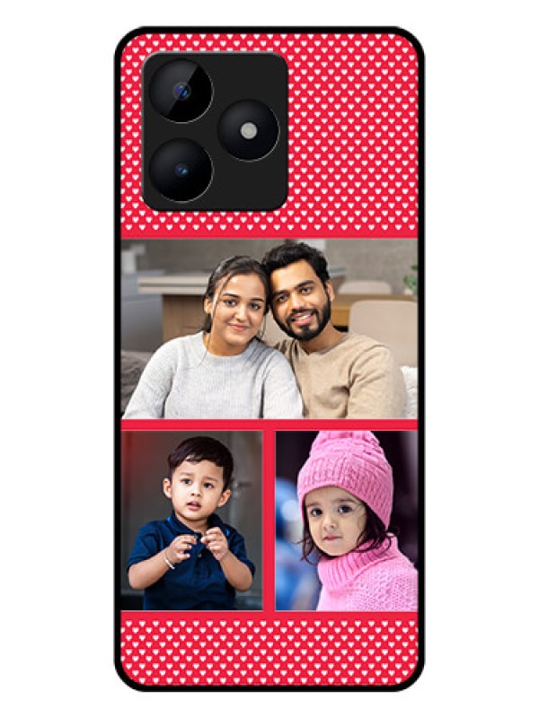 Custom Realme C53 Personalized Glass Phone Case - Bulk Pic Upload Design