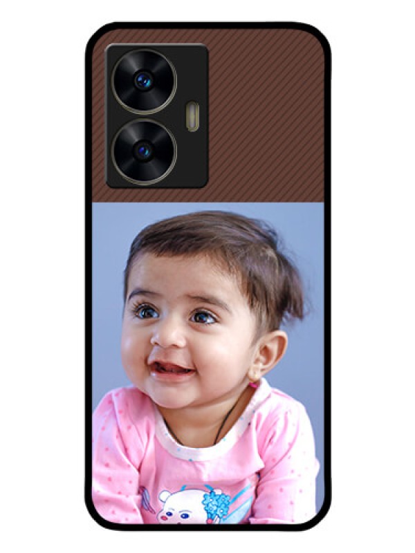 Custom Realme C55 Custom Glass Mobile Case - Elegant Case Design