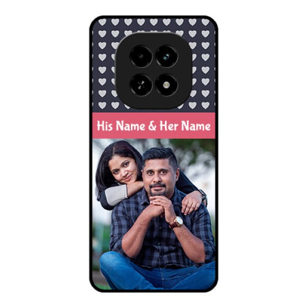 Realme C63 5G Custom Glass Phone Case - Love Symbols Design