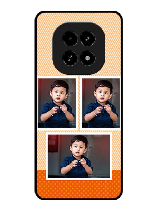 Custom Realme C63 5G Custom Glass Phone Case - Bulk Photos Upload Design