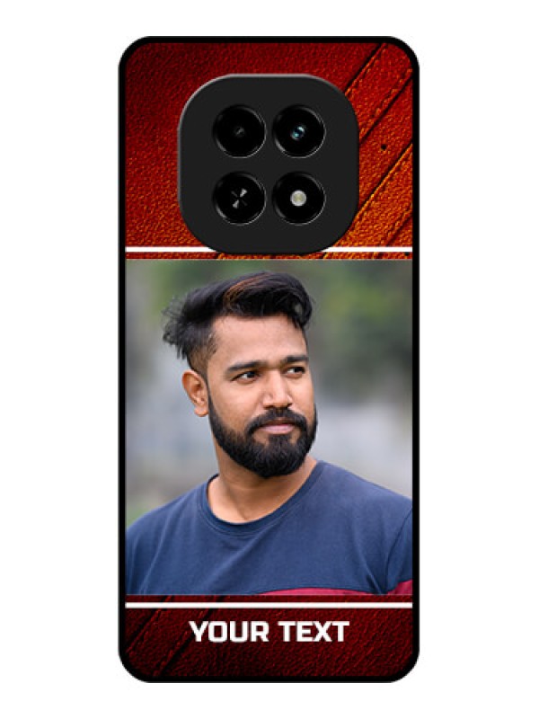 Custom Realme C63 5G Custom Glass Phone Case - Leather Phone Case Design