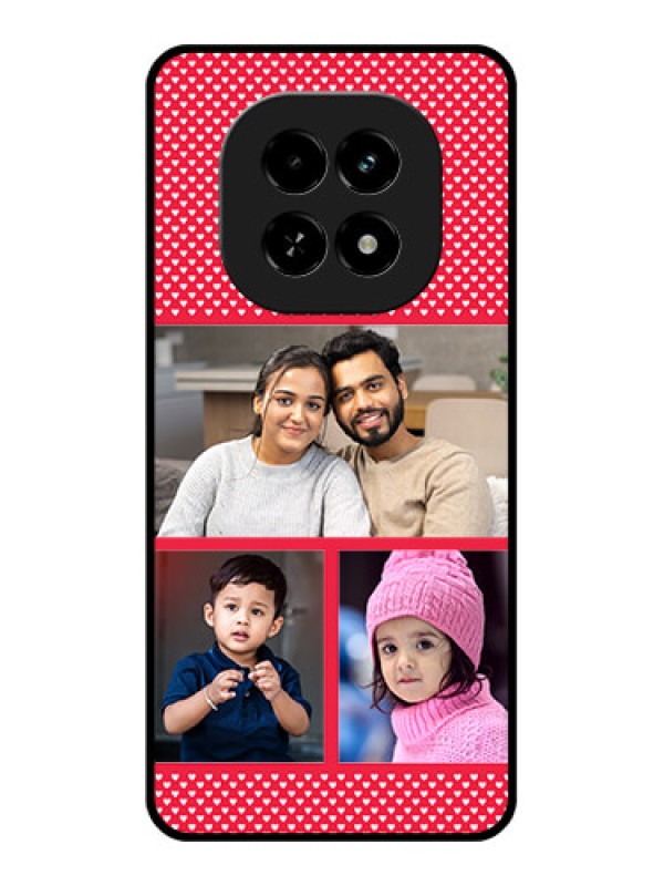 Custom Realme C63 5G Custom Glass Phone Case - Bulk Photo Upload Design