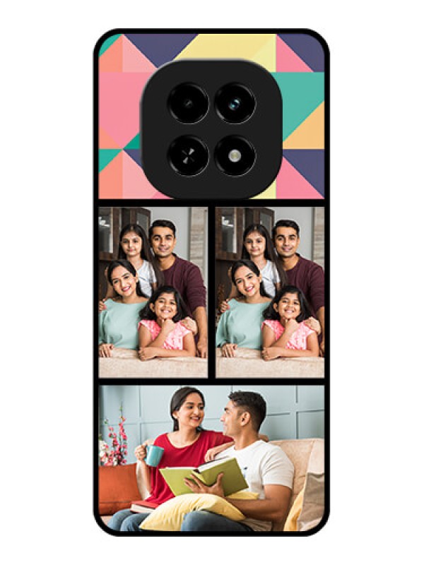 Custom Realme C63 5G Custom Glass Phone Case - Bulk Pic Upload Design