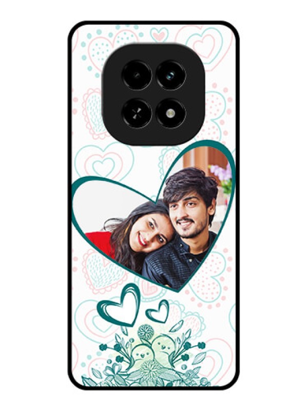 Custom Realme C63 5G Custom Glass Phone Case - Premium Couple Design