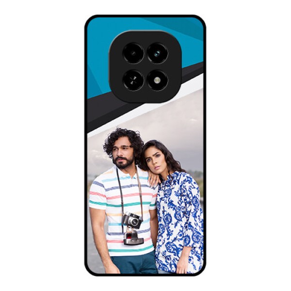 Realme C63 5G Custom Glass Phone Case - Simple Pattern Photo Upload Design Realme C63 5G Custom Glass Phone Case - Simple Pattern Photo Upload Design