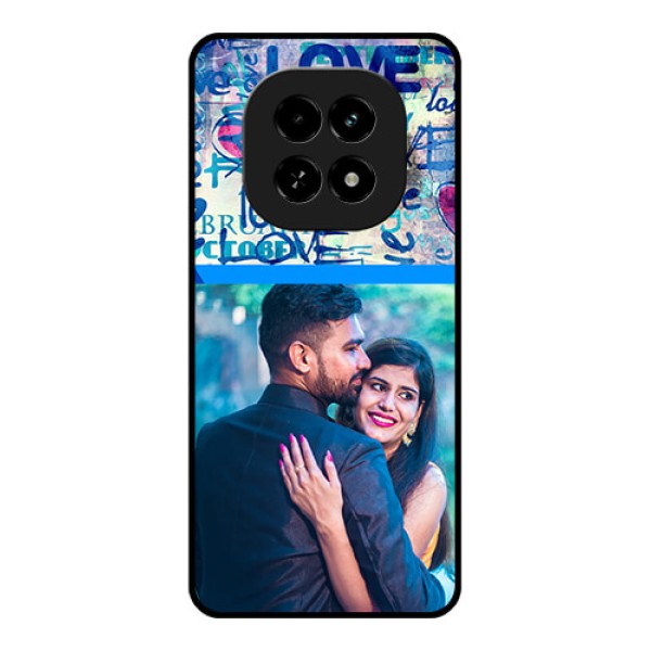 Realme C63 5G Custom Glass Phone Case - Colorful Love Design