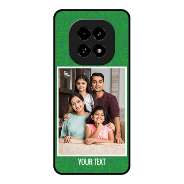 Realme C63 5G Custom Glass Phone Case - Picture Upload Design Realme C63 5G Custom Glass Phone Case - Picture Upload Design