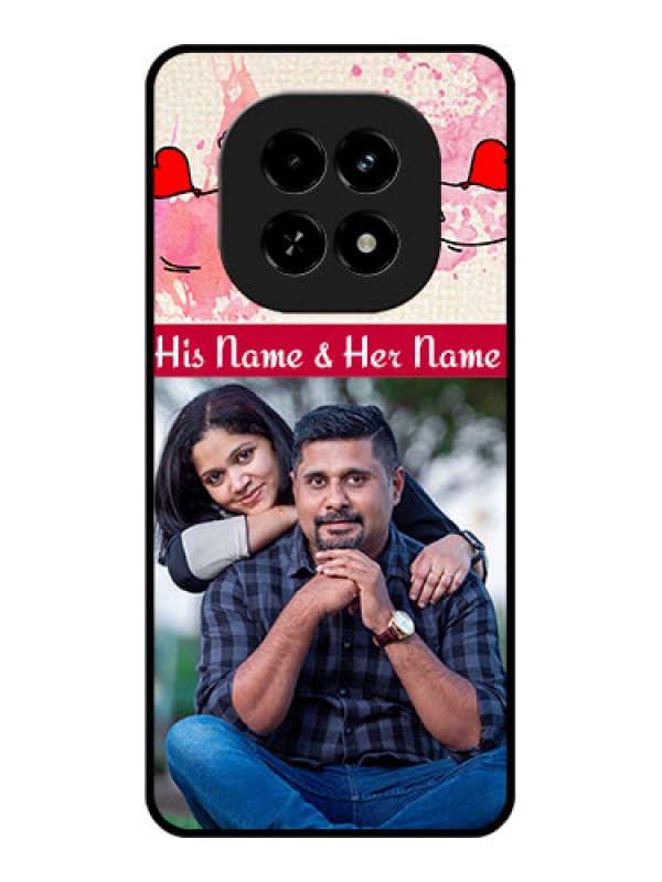 Custom Realme C63 5G Custom Glass Phone Case - You And Me Case Design