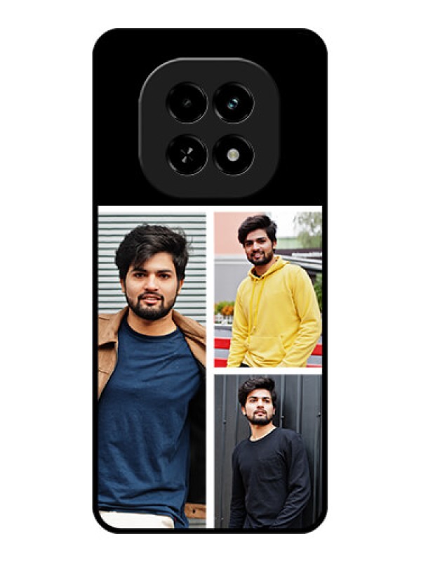 Custom Realme C63 5G Custom Glass Phone Case - Upload Multiple Picture Design