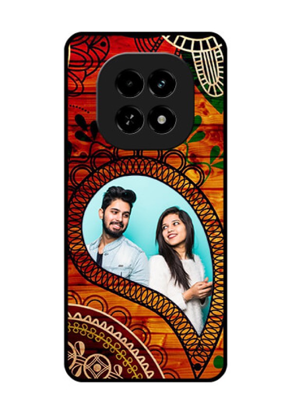 Realme C63 5G Custom Glass Phone Case - Abstract Colorful Design