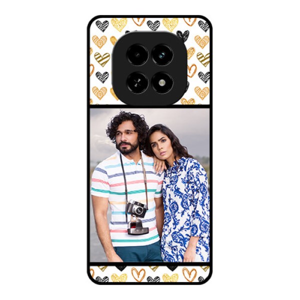Realme C63 5G Custom Glass Phone Case - Love Symbol Design