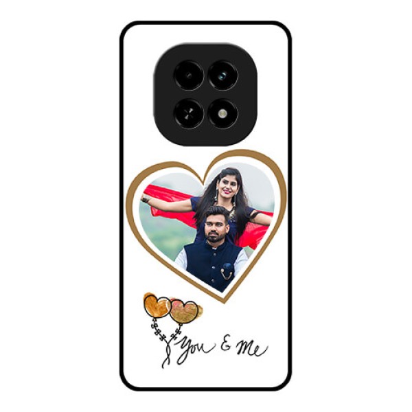 Realme C63 5G Custom Glass Phone Case - You and Me Design