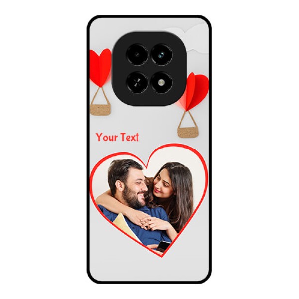 Realme C63 5G Custom Glass Phone Case - Parachute Love Design