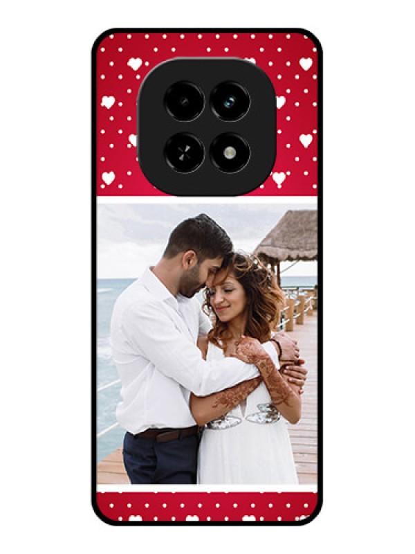 Custom Realme C63 5G Custom Glass Phone Case - Hearts Mobile Case Design