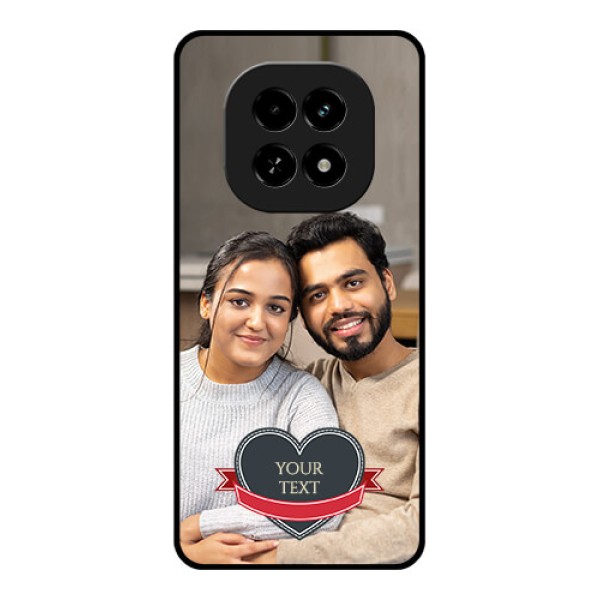Realme C63 5G Custom Glass Phone Case - Just Married Couple Design Realme C63 5G Custom Glass Phone Case - Just Married Couple Design