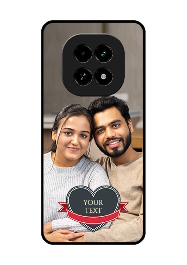 Realme C63 5G Custom Glass Phone Case - Just Married Couple Design