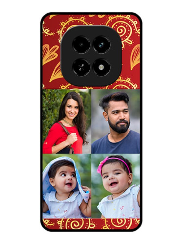 Custom Realme C63 5G Custom Glass Phone Case - 4 Image Traditional Design