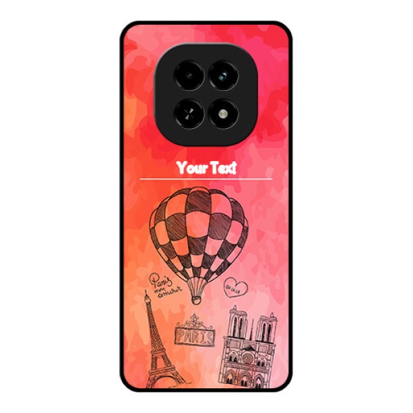 Realme C63 5G Custom Glass Phone Case - Paris Theme Design