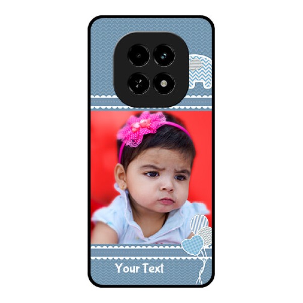 Realme C63 5G Custom Glass Phone Case - With Kids Pattern Design Realme C63 5G Custom Glass Phone Case - With Kids Pattern Design