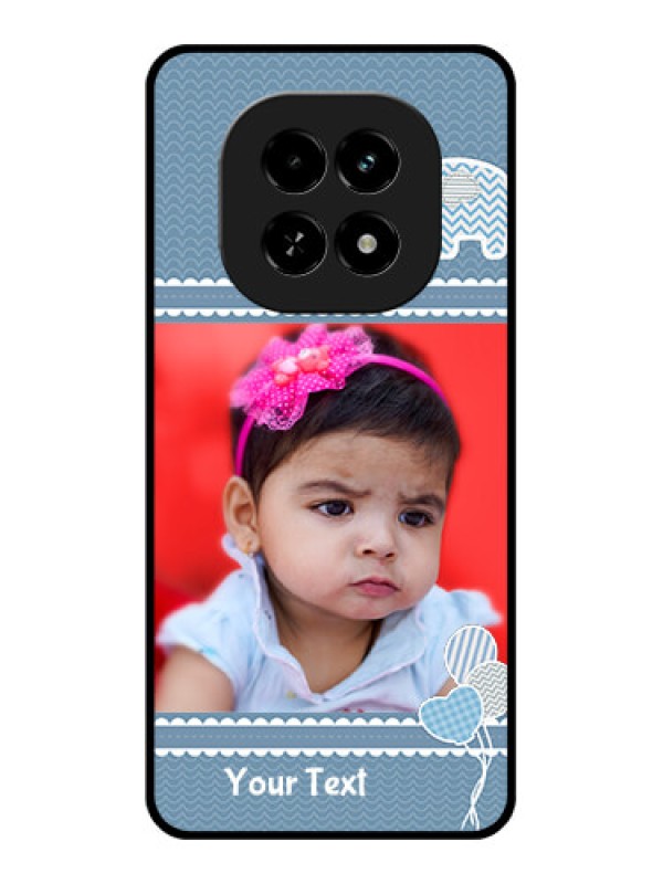 Custom Realme C63 5G Custom Glass Phone Case - With Kids Pattern Design