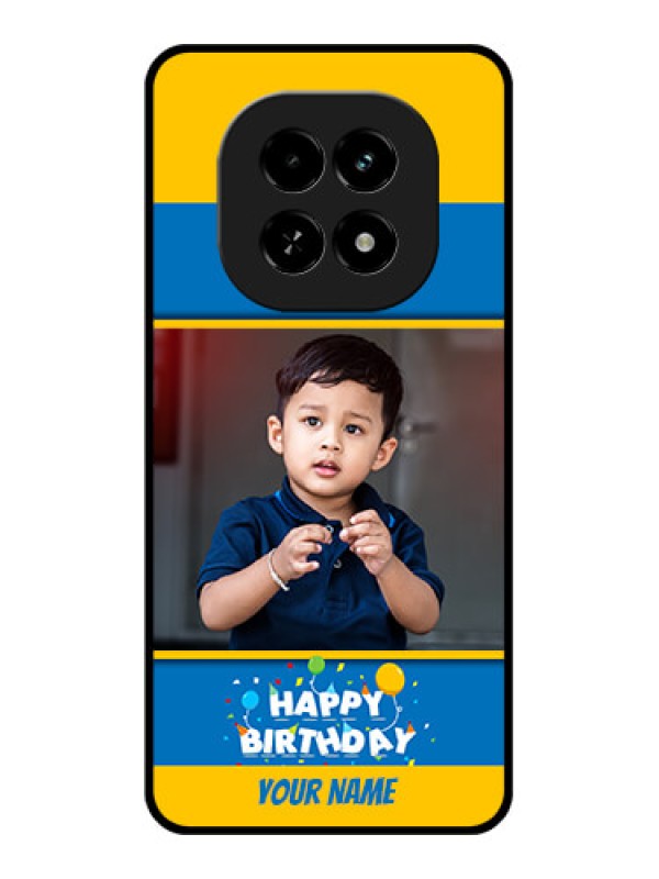 Custom Realme C63 5G Custom Glass Phone Case - Birthday Wishes Design