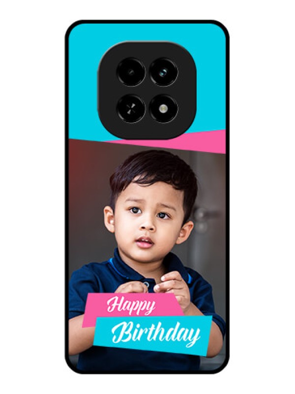 Custom Realme C63 5G Custom Glass Phone Case - Image Holder With 2 Color Design