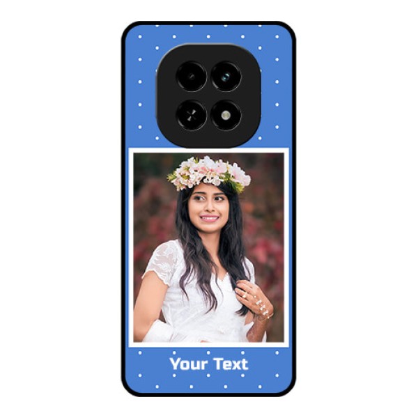 Realme C63 5G Custom Glass Phone Case - Polka Dots Design